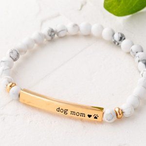🐾Dog Mom Bracelet - White Turquoise
